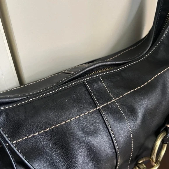Coach Black Leather Ergo Hobo - Picture 5 of 12